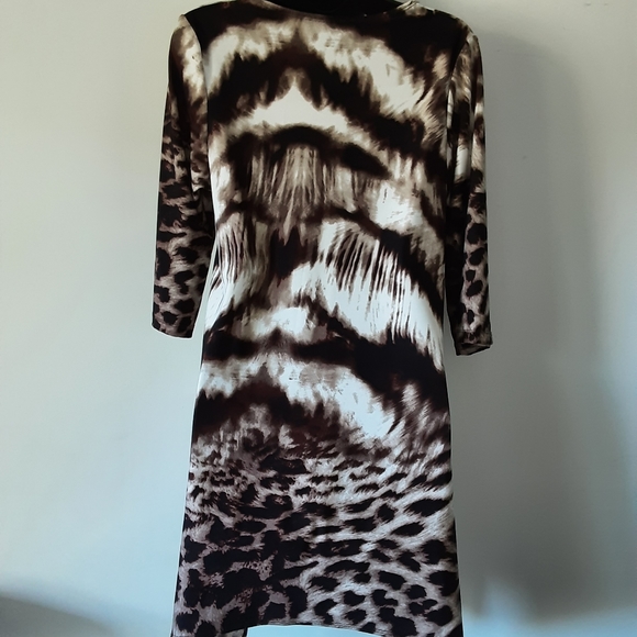 J Valdi Animal Print Beach Cover Up/Mini Dress - Picture 4 of 8